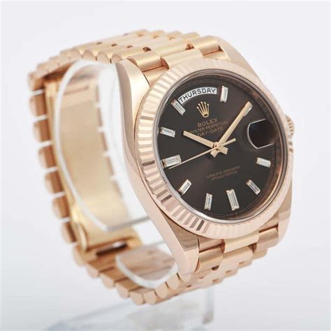 rolex accessori bracciale per daydate in oro rosa|Orologio Rolex Day.